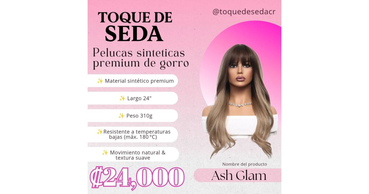 Ash Glam Wig