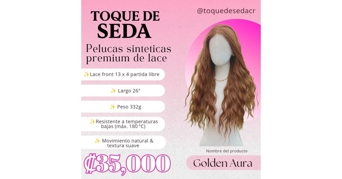 Golden Aura Wig
