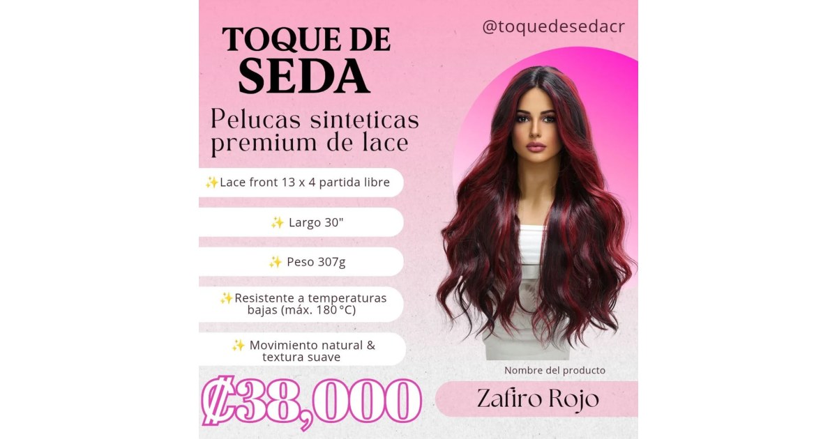Zafiro Rojo Wig