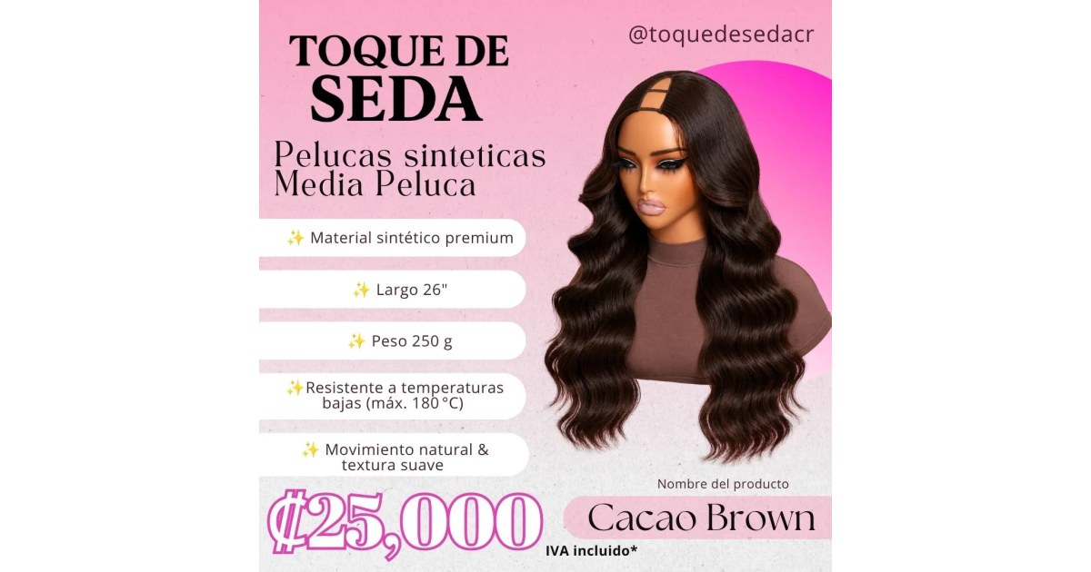 Media Peluca Cacao Brown 