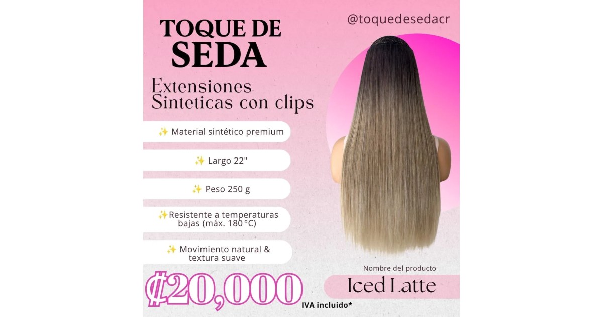Extensiones Iced Latte